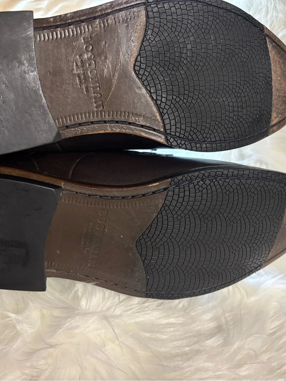 Bostonian Men's Brown Leather Chukka Boots Lace Up Ankle Casual Rubber Sole‎